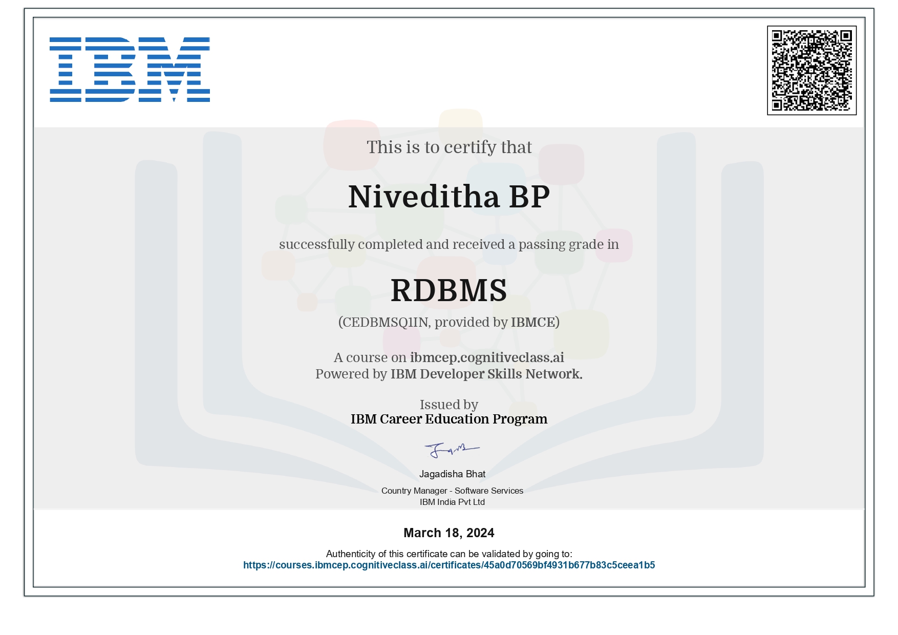 Certificate 4
